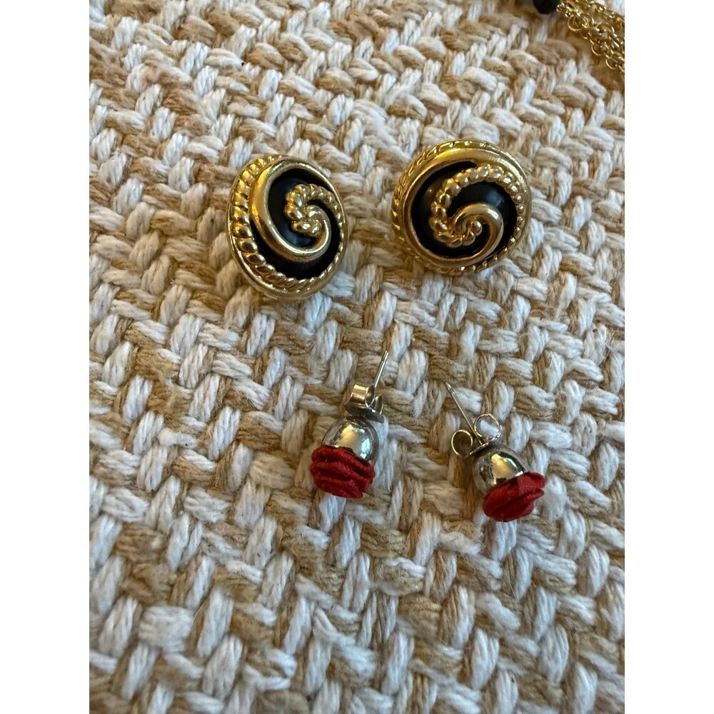 Large lot of vintage jewelry necklace earrings - Picture 6 of 12
